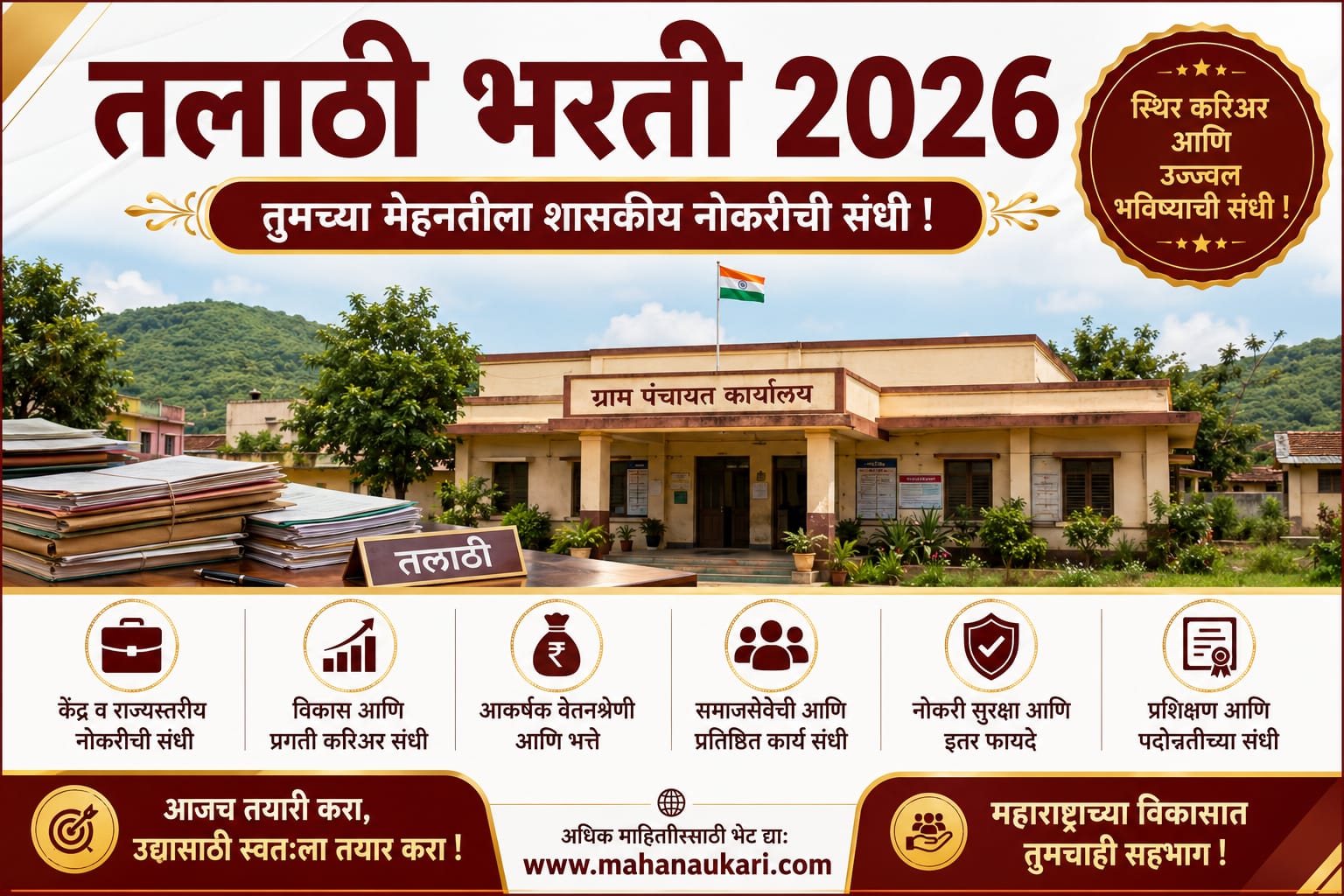 Talathi Bharti 2026 1539 Vacancy